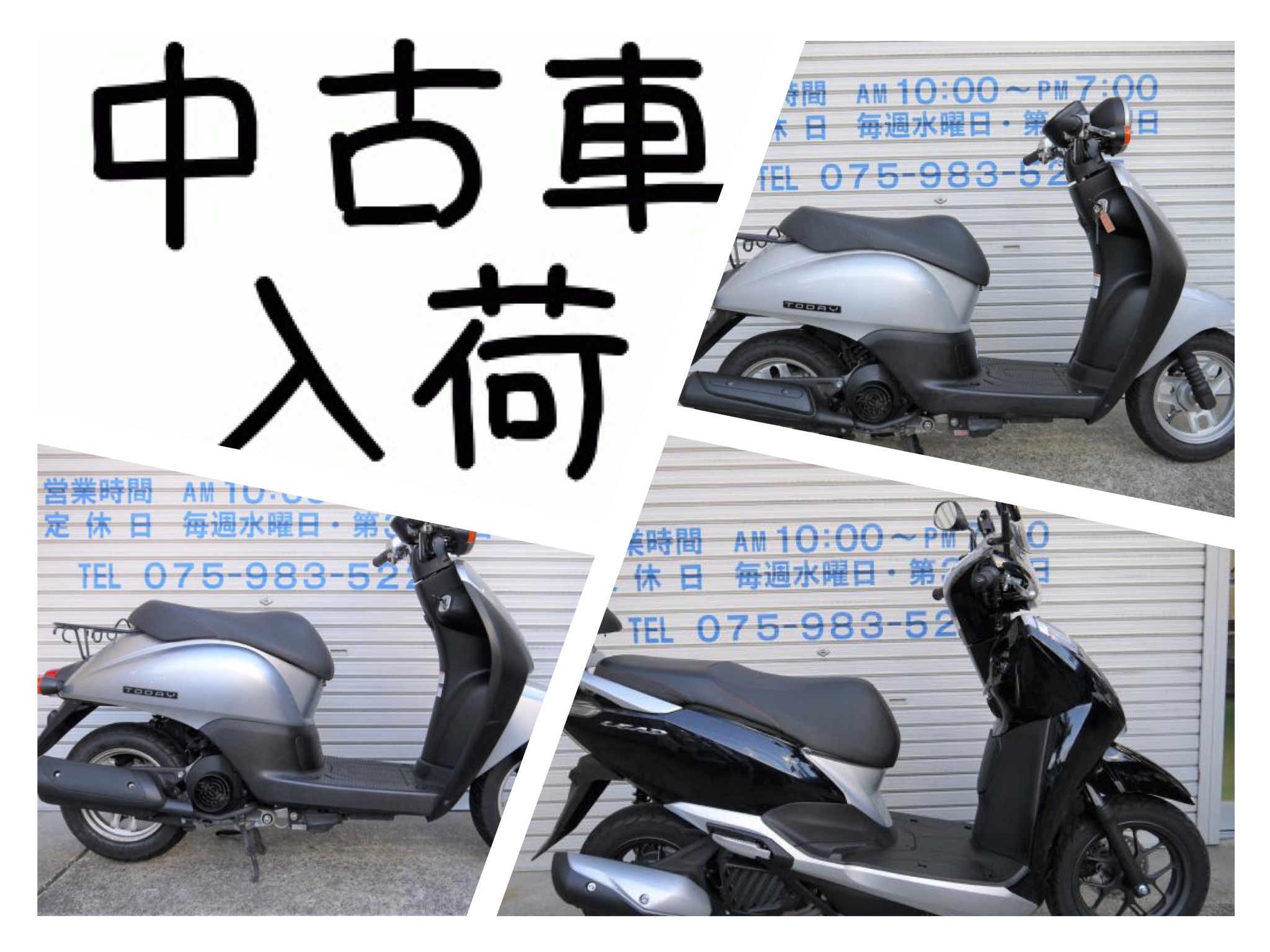 中古車入荷しました（リード１２５、トゥデイ） | 岡島モータークラブのスタッフブログ