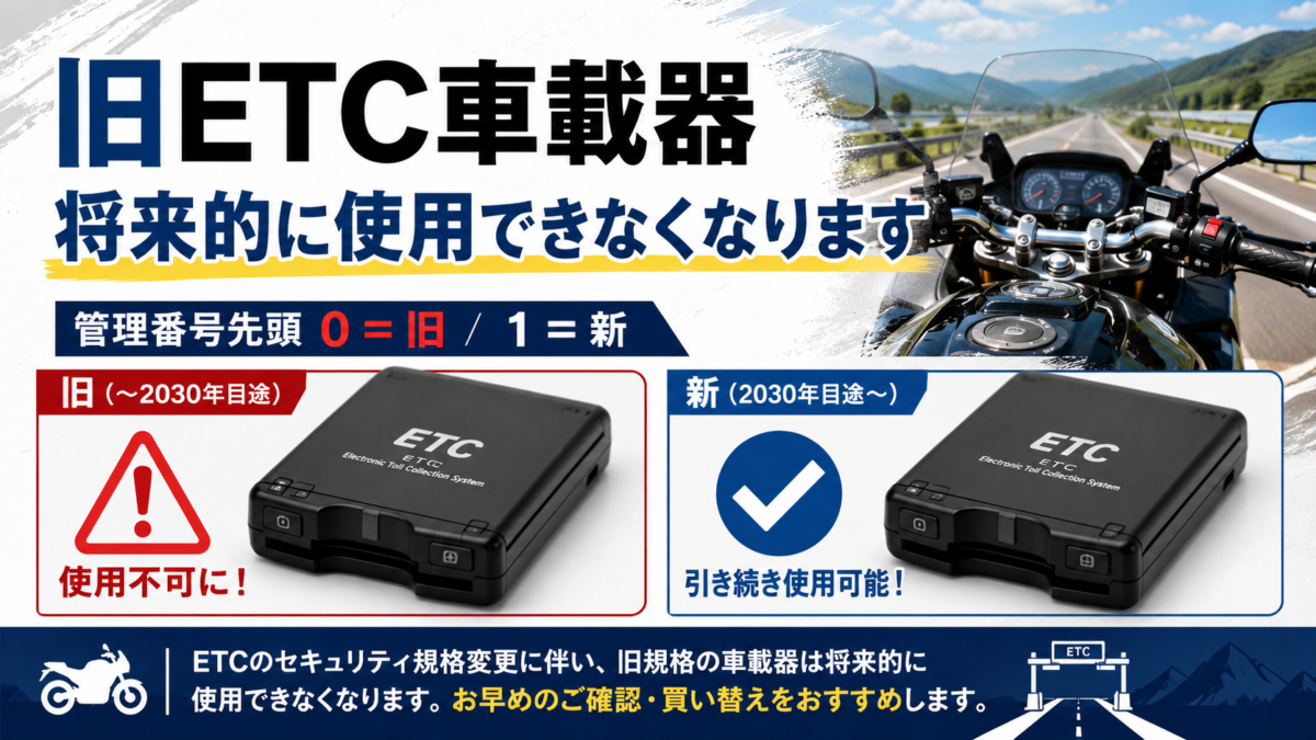 旧タイプのETC車載器は2030年までに使用できなくなるかも | 岡島 